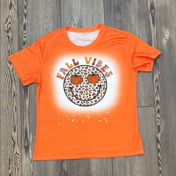 Orange Fall Vibes boutique shirt - Picture 1 of 5